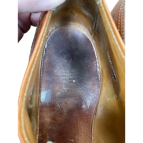 Allen Edmonds Brookwood mens brown leather cap toe oxford shoes sz 13A SKU 9635 main image 14